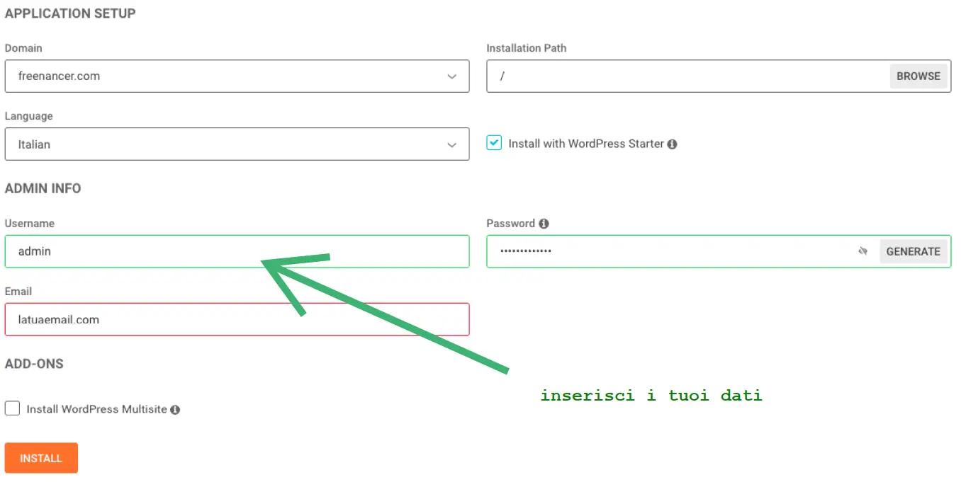 acquistare hosting