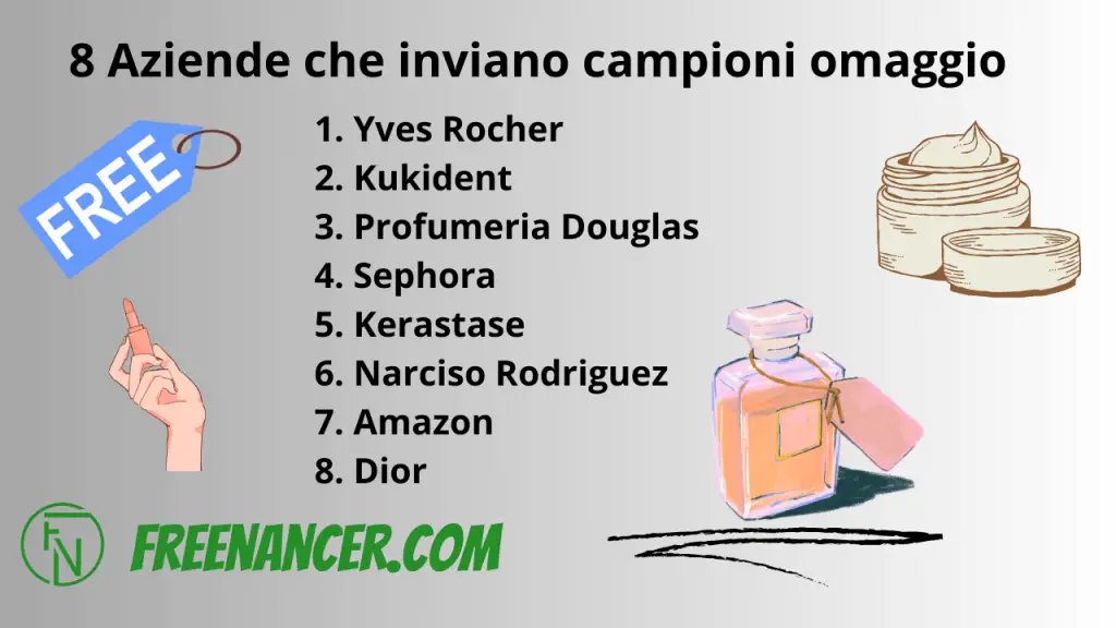 Aziende che inviano campioni omaggio